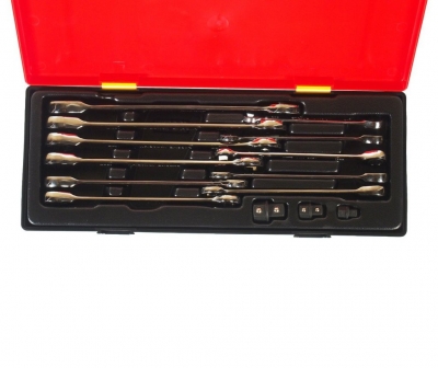 Набор ключей комбинированных трещоточных 8-19мм 14 предметов в кейсе JTC 36941
