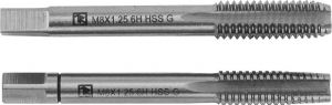 Набор метчиков T-COMBO двухпроходных ручных универсальных М5х0.8, HSS-G, 2 шт.
