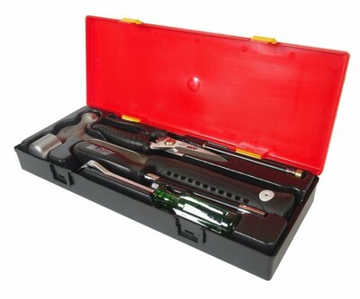 Набор инструментов 5 предметов слесарно-монтажный (молоток,ножницы,отвертка) в кейсе JTC 10777