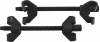Стяжки пружин амортизационных стоек 270 мм, 2 предмета Thorvik 23522