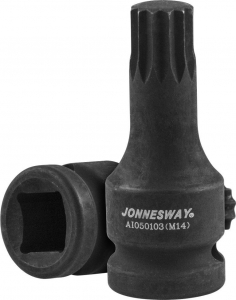 Насадка ударная многоцелевая 1/2''DR М14х60 мм. для а/м VW Т4.(Ключ верхних шаровых шарниров) JONNESWAY