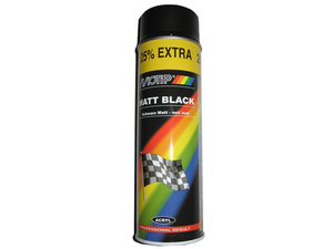 Краска Motip черная матовая 500мл (аэрозоль)