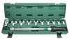 Ключ динамометрический 1/2"DR  40-200 Нм. со сменными рожковыми насадками 13-30 мм  и приводом в наборе, 11 предметов JONNESWAY 2978