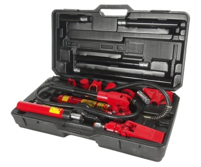 Набор инструментов для кузовных работ гидравлический, усилие 4т в кейсе 17 предметов JTC 31452