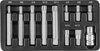 Набор вставок-бит 10 мм Spline М-профиль (30 и 75 мм), М5-М12, 11 предметов JONNESWAY 3439