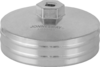 Специальная торцевая головка для демонтажа корпусных масляных фильтров дизельных двигателей VAG JONNESWAY 2627