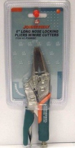 Ручные тиски "струбцина", 6", с удлиненными губками и прорезиненными ручками JONNESWAY
