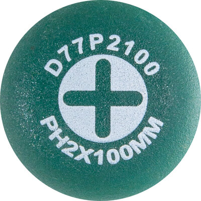 D77P2100 Отвертка стержневая крестовая ANTI-SLIP GRIP, PH2х100 мм 41662