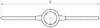 Вороток-держатель для плашек круглых ручных Ф38x10 мм 37836