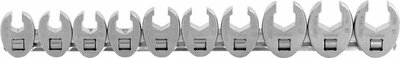 Набор ключей "воронья лапа" 3/8"DR на держателе, 10-19 мм, 10 предметов JONNESWAY 1180