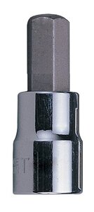 Торцевая головка 1/2"DR с шестигранной вставкой Hex 6 мм, L-55 мм JONNESWAY S50H4106