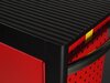 Тележка инструментальная 7 секций красная с боковым ящиком JTC 10983